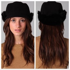 Eugenia Kim Cashmere Equestrian Cap NWOT